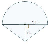 What is the area of the composite figure? A (8π + 6) in.2 B (8π + 12) in.2 C (8π + 18) in-example-1