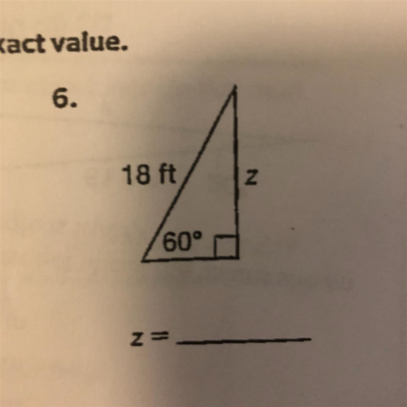 Find the indicated side length by using Sin, Cos, and Tan.-example-1