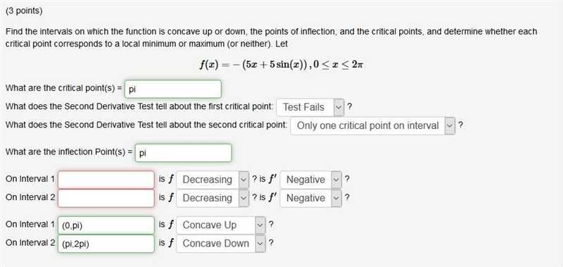 Need help finding intervals where the function is decreasing.-example-1