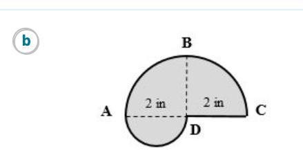 Find the perimeter of this figure it is made up of semicircles and quarter circles-example-1