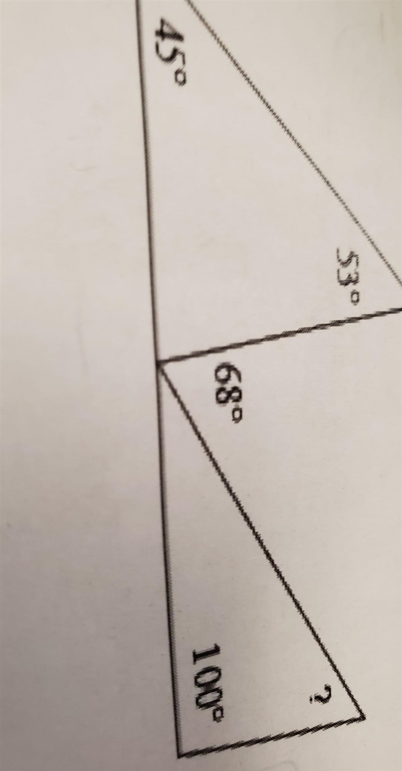 Find the measure of the angle indicated by the ?​-example-1