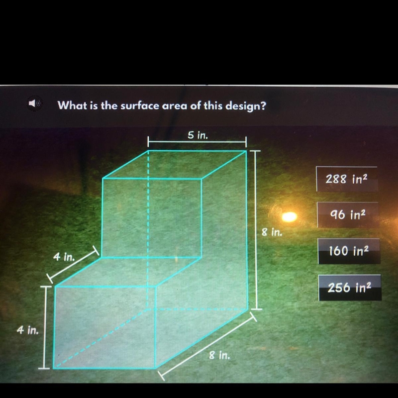 What is the surface area of this design?-example-1