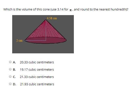 Which is the volume of this cone (use 3.14 for , and round to the nearest hundredth-example-1