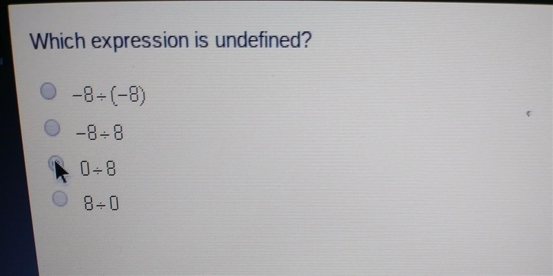 Which expression is undefined​-example-1