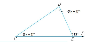 Please help with the image!! Use the Exterior Angle Theorem to find the measure of-example-1