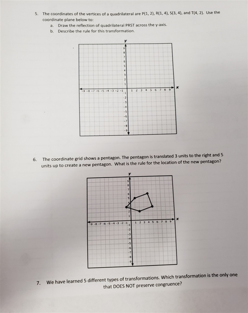 The coordinates of vertices of quadrilateral questions in picture please help-example-1