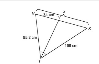 Help! What is the value of x? Enter your answer in the box. cm What is the value of-example-1