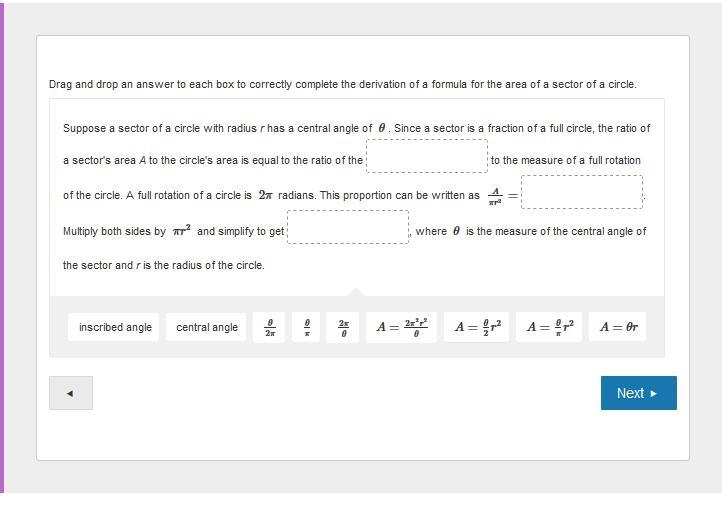 1. Drag and drop an answer to each box to correctly complete the derivation of a formula-example-1