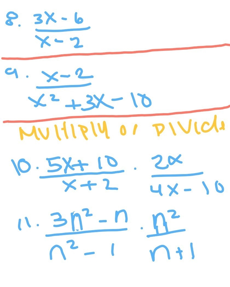 Simplify the rational expressions. state any excluded values-example-1