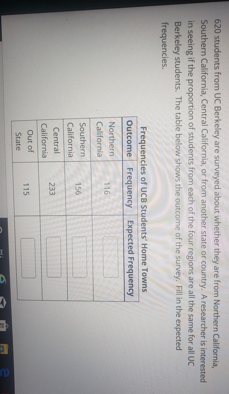 Chi squared help! thanks! Question #1​-example-1