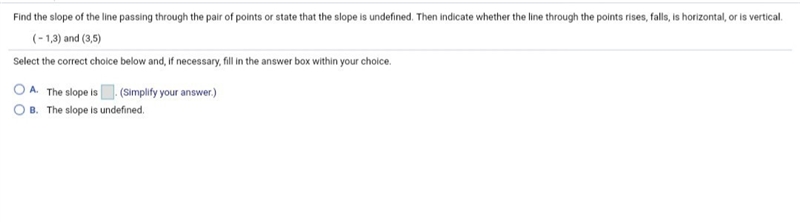 Find the slope of the line passing through a pair of points-example-1