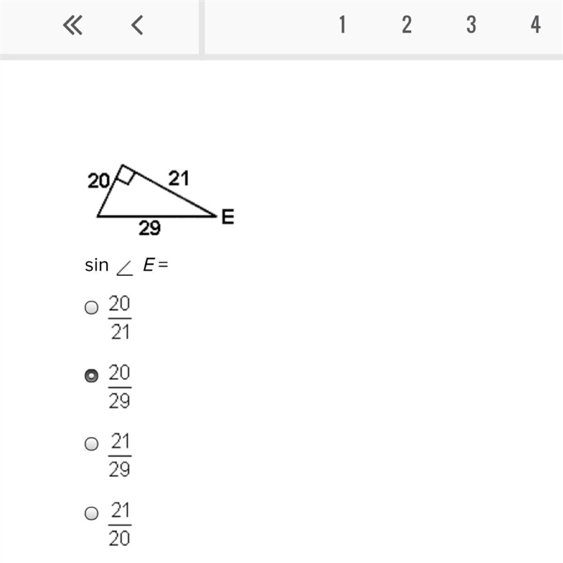 Sin E = Whats the answer-example-1