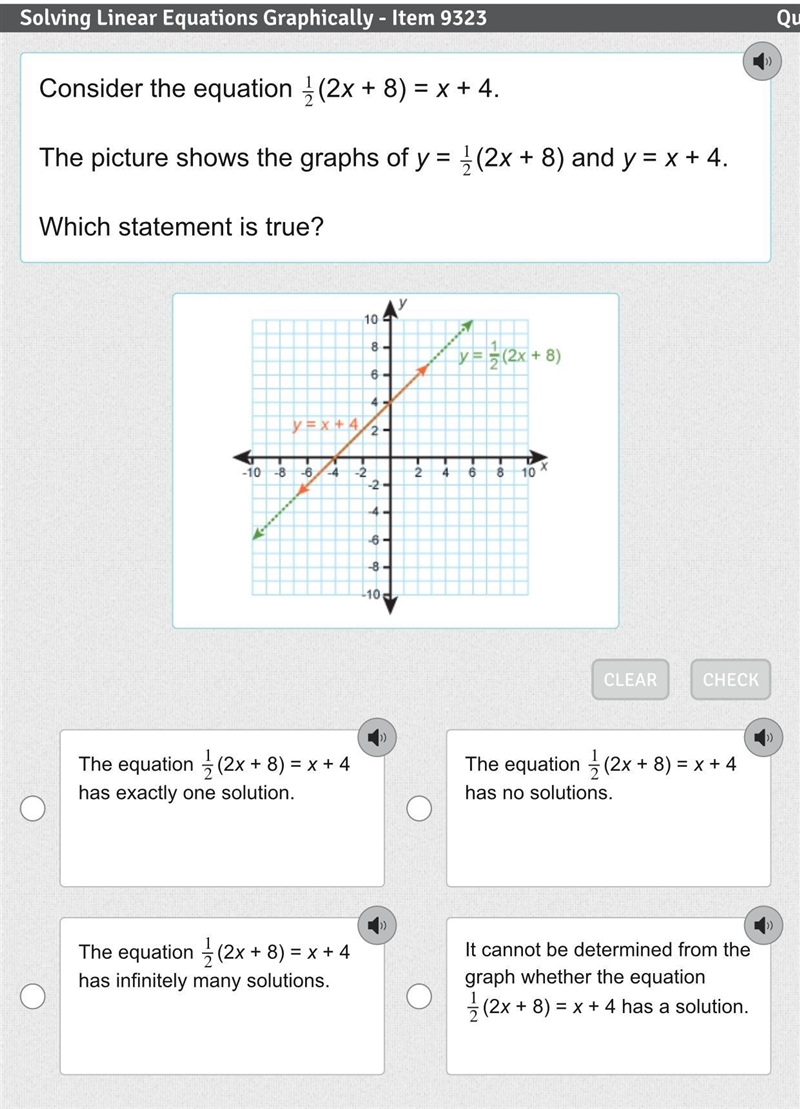 TTM! 10 POINTS! Consider the equation 12 1 2 (2x + 8) = x + 4. The picture shows the-example-1