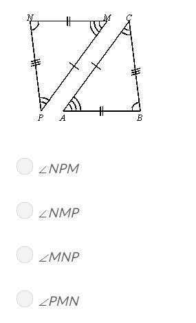 What would be the answer to the question mark? ∠ABC ≅ ?-example-1