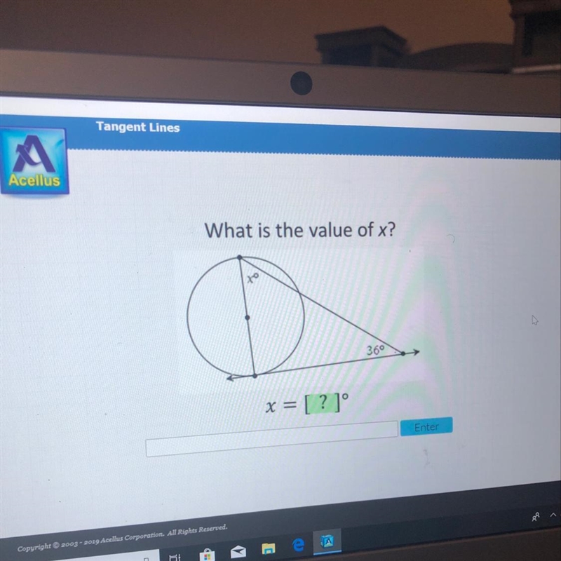 What is the value of x-example-1