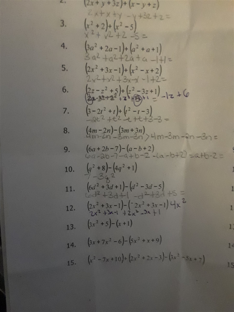 Help please numbers 12, 13, 14, 15 please show work-example-1