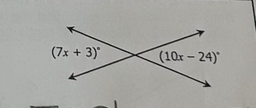 Solve for x and explain.​-example-1