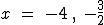 Find the solution to the equation below. 2x^2+3x-20=0-example-2