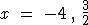 Find the solution to the equation below. 2x^2+3x-20=0-example-3