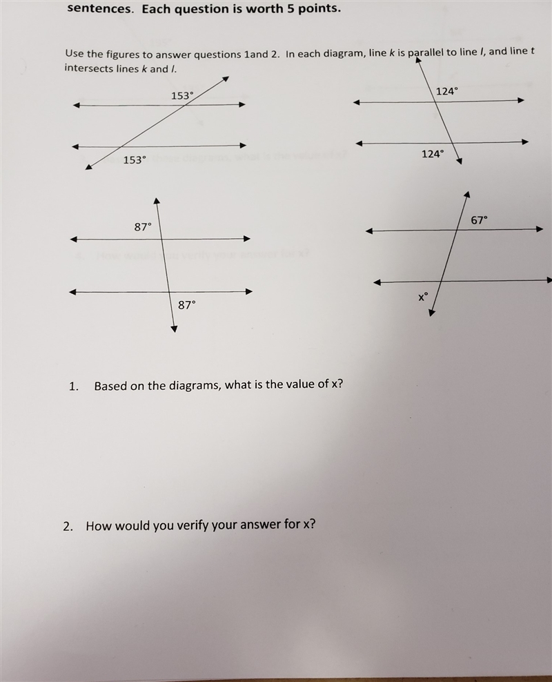 Use the figures to answer questions 1 and 2 . questions in pictures-example-1