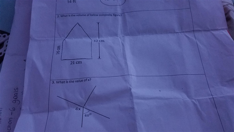 Help! Please help me with these two questions!! 1.What is the volume of below composite-example-1