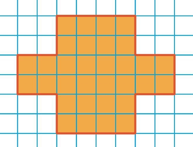 Find the perimeter of the figure below. Each side of a square on the graph is 1 unit-example-1