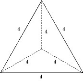 Find the lateral area of the solid figure. Possible Answers: a) 8√3 b) 12√3 c) 24√3-example-1