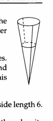 The water tank in the diagram is in the shape of an inverted right circular cone. The-example-1