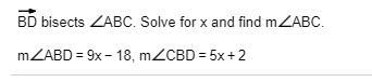 Please Help!!! I am totally lost! Solve for x and find mangleABC.-example-1