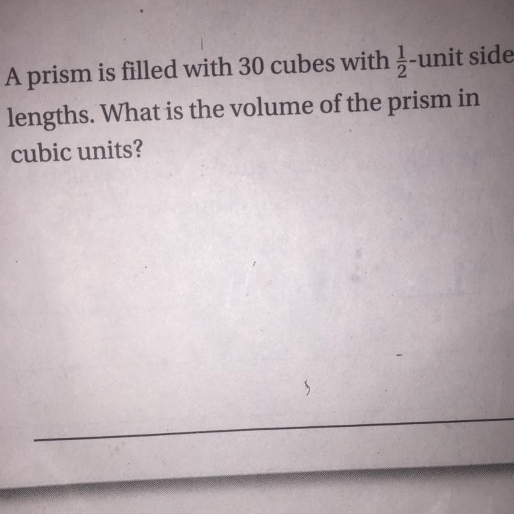 What is the volume of the prism in cubic units?-example-1