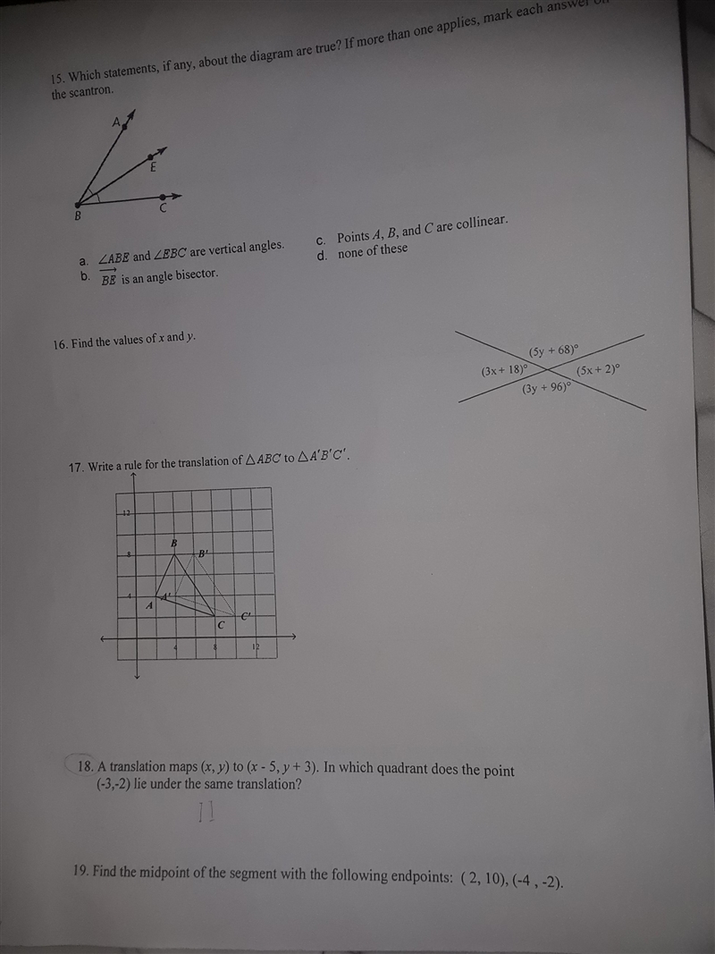 Please help problems 17 and 19-example-1