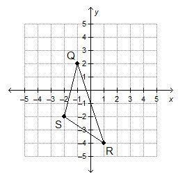 What is the area of triangle QRS? 7 square units 9 square units 10 square units 13 square-example-1