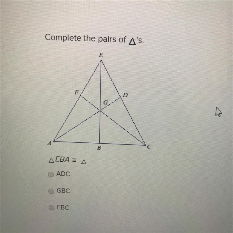 Complete the pair of triangles-example-1