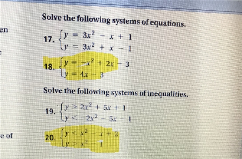 I need help with number 18 & 20 I did them but idk if they are right.-example-1