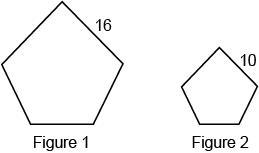 Figure 1 is dilated to get Figure 2. What is the scale factor? Enter your answer in-example-1