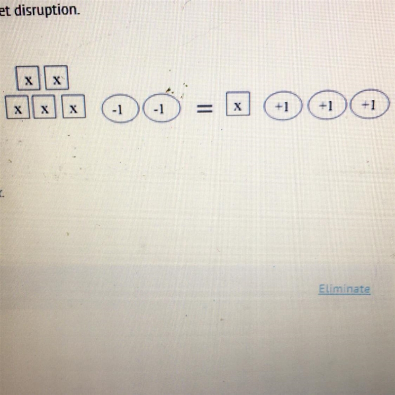 Use the model to solve for x A. -5 B. 5/4 C. 5/3 D. -5/4-example-1