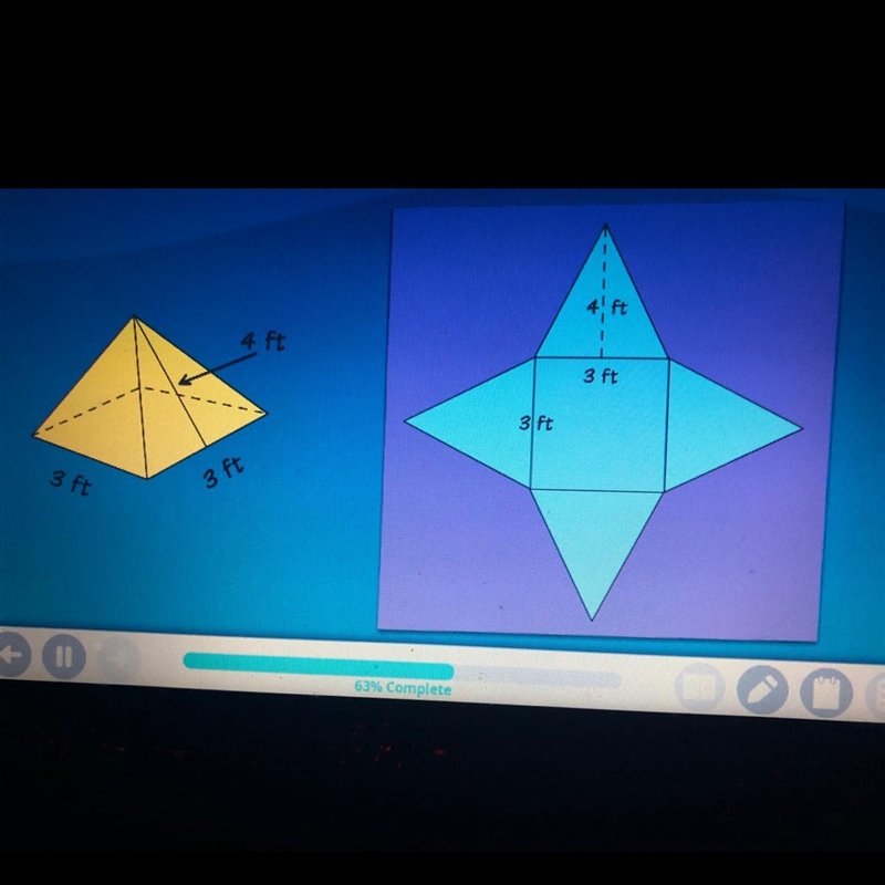 What is the surface area of this square pyramid?-example-1