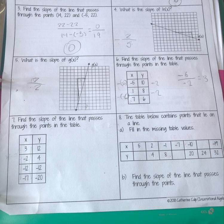 For 7 and 8 what could the pattern of each row/column be-example-1