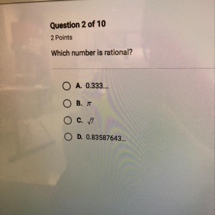 Which Number Is Rational?-example-1