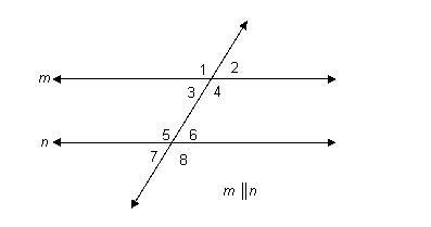 (75 POINTS) Line m is parallel to line n. The measure of angle 6 is (3x)°. The measure-example-1