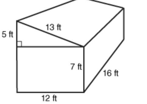 What is the surface area of the figure shown?-example-1