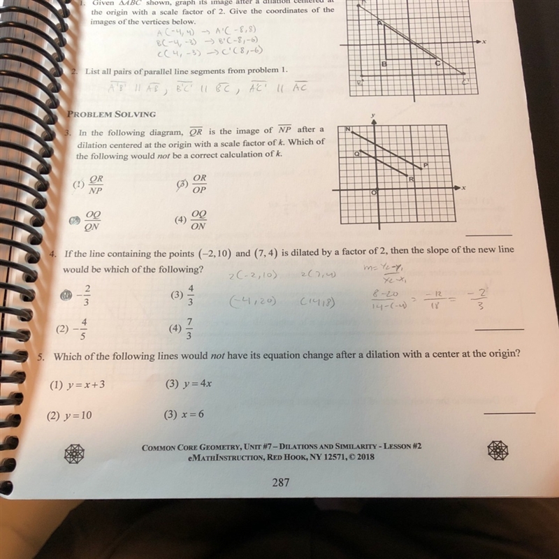 Need help with number 5-example-1