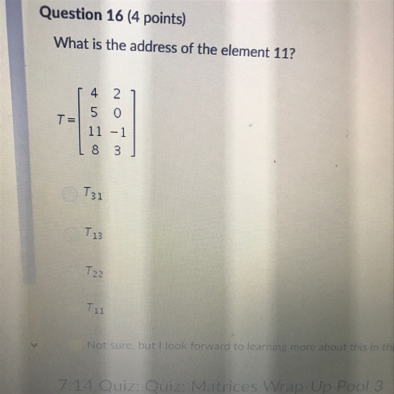 What is the address of the element 11 Which one is it ??-example-1