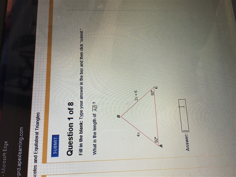 What is the length of AB? please help!-example-1