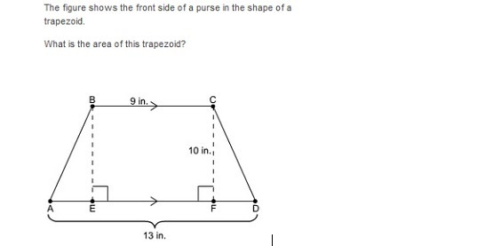 ⦁ Find the area of the trapezoid. Show your work and explain how you solved using-example-1