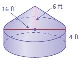 Find the volume of the composite solid. Round your answer to the nearest tenth.-example-1