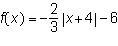 Which statement is true about "f(x)" The graph of f(x) has a vertex of (–4, 6). The-example-1