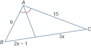 What is the value of x? Enter your answer in the box. x = ​​-example-1