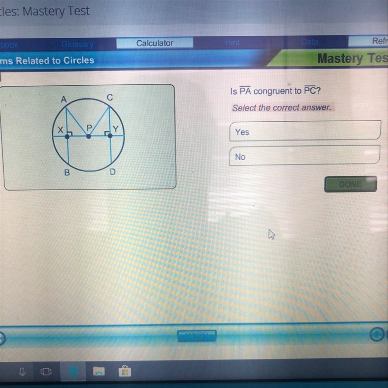 Is PA congruent to PC-example-1