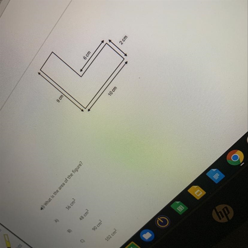 What is the area of the figure ?-example-1